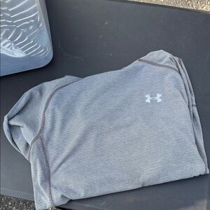 Under Armour Charcoal Striped Pullover size small